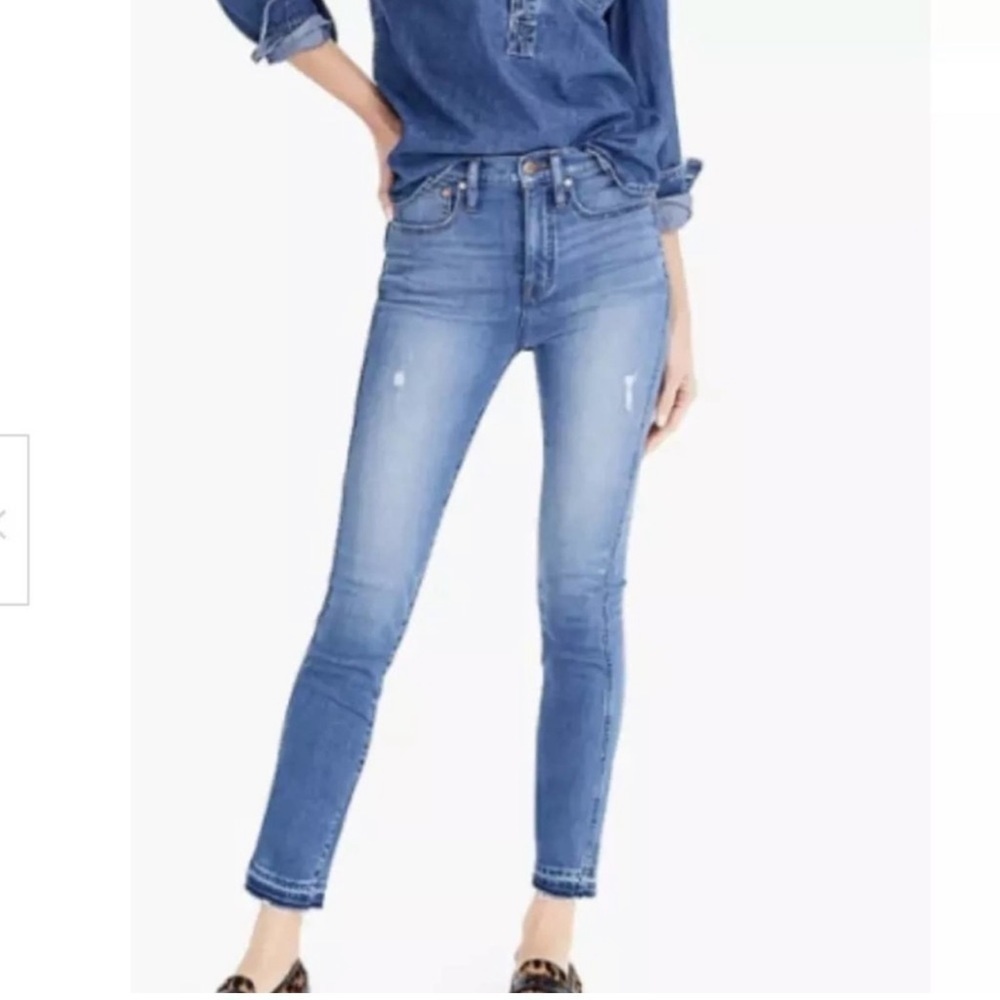 J. CREW Point Sur Hightower Straight Raw Hem Jean
